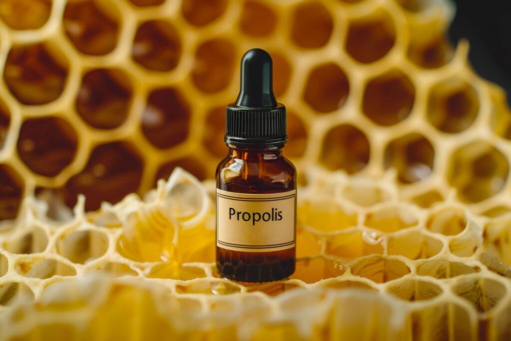 Propolis kaufen: Propolis-Tropfen aus Braunglasflasche mit Pipette